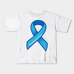 Hashimoto's Thyroiditis Awareness Ribbon Kids T-Shirt